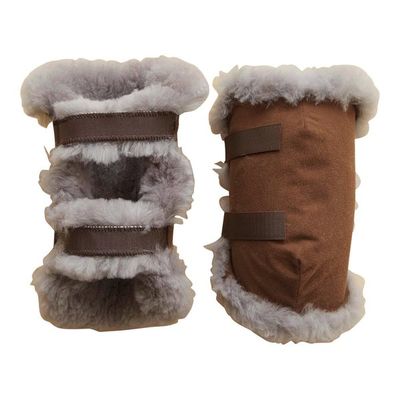 かいてきーな ムートン ひじパット M 2個入 HZIP-M 1セット(2個) 66-0015-19（直送品）