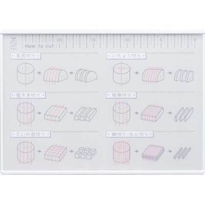 オークス 切り方がわかるカッティングボード LS1573 1個 67-5195-48（直送品）