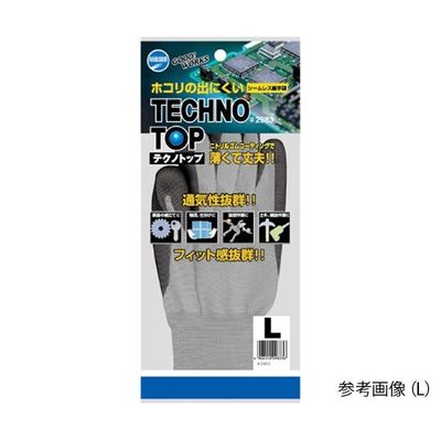 川西工業 テクノトップ 手袋 1双組 ブラック L 2983 1双 63-7942-99（直送品）