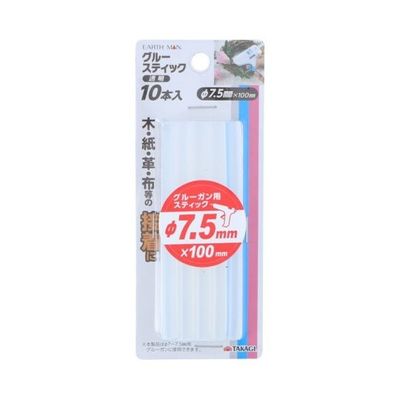 高儀 EM グルースティック7.5φ 透明 10本入 1162390 1セット(10本) 63-7085-88（直送品）