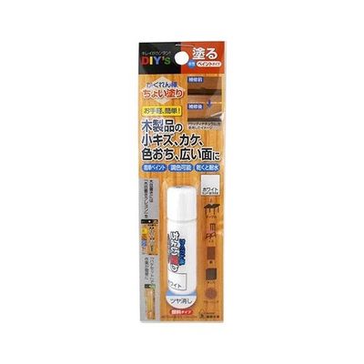 建築の友 かくれん棒 ちょい塗り ホワイト 5mL CYN13 1個 63-7920-91（直送品）