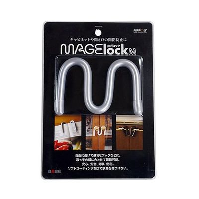 日本化線 自遊自在 曲げロックM シルバー ML-M02 1個 63-7940-34（直送品）