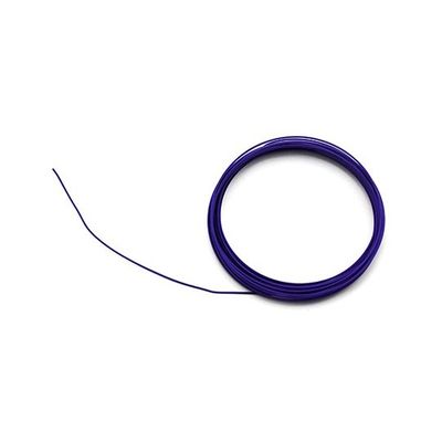 日本化線 デザインワイヤー 自遊自在 wire COLOR グレープ 0.9φmm×5m 63-7940-23 1巻（直送品）