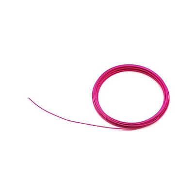 日本化線 デザインワイヤー 自遊自在 wire COLOR ローズ 0.9φmm×5m 63-7940-27 1巻（直送品）