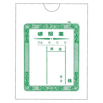 博愛社 頓服薬袋(タテ)32切上 25250501 2074(117X87)100マイ 1箱(100入)（直送品）