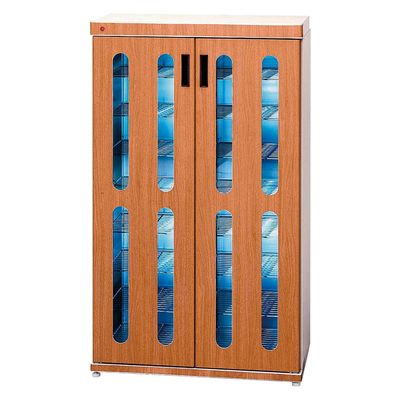 大信工業 殺菌線ロッカースリムエイトワイド木目 タイマー付 23799300 DM-SLTW-M(タイマーツキ) 1台（直送品）