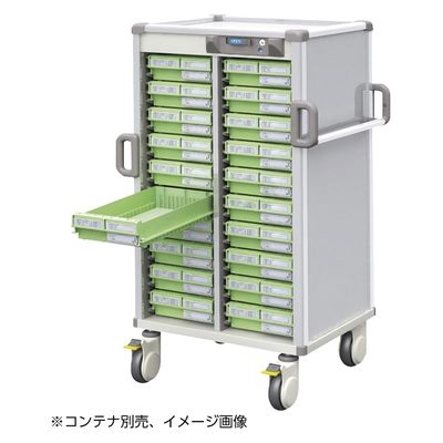 河淳 Nカート与薬ロング 2列12段 25226801KAWAJUN MCR378HT(ホワイト) 1台 25226801（直送品）