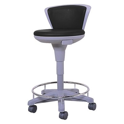 松吉医科器械 マツヨシ ナースチェア 21601000 ブラック MY-N3210 1台（直送品）