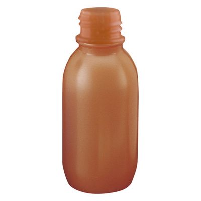 馬野化学容器 シャトル瓶100 茶 調剤用 目盛印刷なし オートクレーブ対応 24809601 1-161（100ML）50イリ 1箱（50入）（直送品）