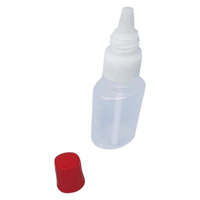 サンケミカル 噴霧容器（滅菌済） 24810301 本体:透明（原色）キャップ:赤 30CC 30mL 点鼻容器（100ポンイリ） 1箱（100入）（直送品）