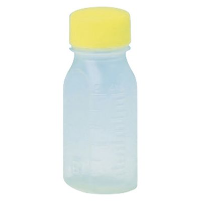 サンケミカル サンケミ 1型投薬瓶 30mL 凸凹目盛り 25282600 キャップ色：黄 10001（30CC）200ホン 1箱（200入）（直送品）