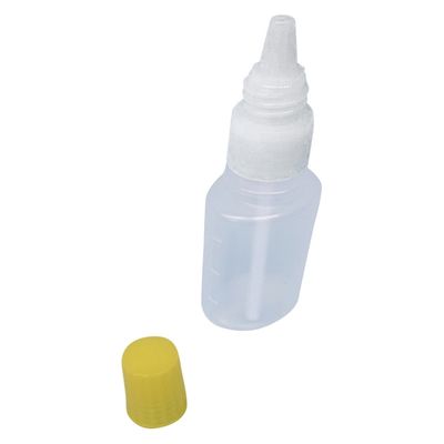 サンケミカル 噴霧容器（滅菌済） 24810300 本体:透明（原色）キャップ:黄 15CC 15mL 点鼻容器（100ポンイリ） 1箱（100入）（直送品）