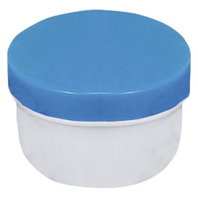 馬野化学容器 UG軟膏壷 25365800 蓋:青 3-58(80ML)75イリ 1箱(75入)（直送品）
