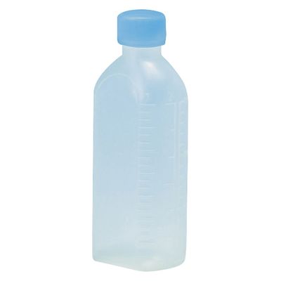 サンケミカル サンケミ 1型投薬瓶 150mL 凸凹目盛り 25282603 キャップ色：青 10004（150CC）100ホン 1箱（100入）（直送品）
