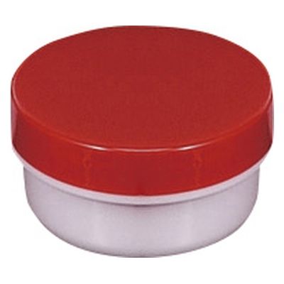 馬野化学容器 UG軟膏壷 24810202 蓋:赤 3-53(24ML)100イリ 1箱(100入)（直送品）