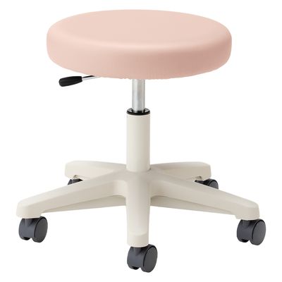 マツヨシ ナースチェア(背なし) 背なし 25256601 ピンク MY-N3245R 1台（直送品）