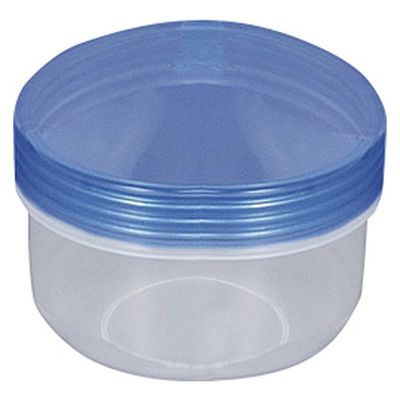 馬野化学容器 UG軟膏壷 25365800 蓋:クリア青 本体:UVクリア 3-58(80ML)75イリ 1箱(75入)（直送品）