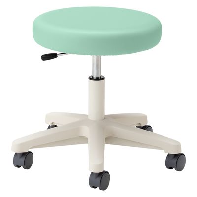 マツヨシ ナースチェア(背なし) 背なし 25256601 ミントグリーン MY-N3245R 1台（直送品）