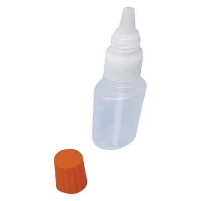 サンケミカル 噴霧容器（滅菌済）24810301本体:透明（原色）キャップオレンジ 30CC 30mL 点鼻容器（100ポンイリ） 1箱（100入）（直送品）