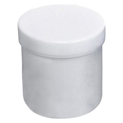 馬野化学容器 UG軟膏壷 25365900 蓋:白 3-56(125ML)50イリ 1箱(50入)（直送品）