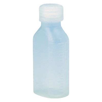 サンケミカル サンケミ 1型投薬瓶 60mL 凸凹目盛り 25282601 キャップ色：白 10002（60CC）200ホン 1箱（200入）（直送品）