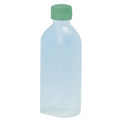 サンケミカル サンケミ 1型投薬瓶 150mL 凸凹目盛り 25282603 キャップ色：緑 10004（150CC）100ホン 1箱（100入）（直送品）
