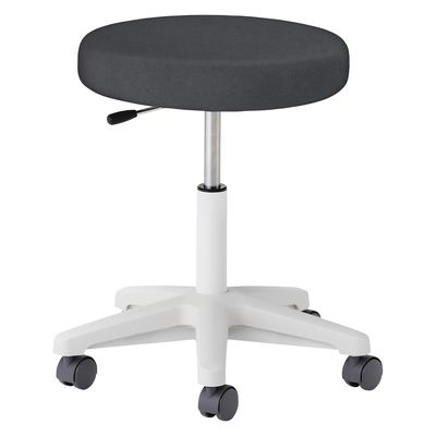 マツヨシ ナースチェア(ハイタイプ) 背なし 25256502 ブラック MY-N3250R(セナシ) 1台（直送品）