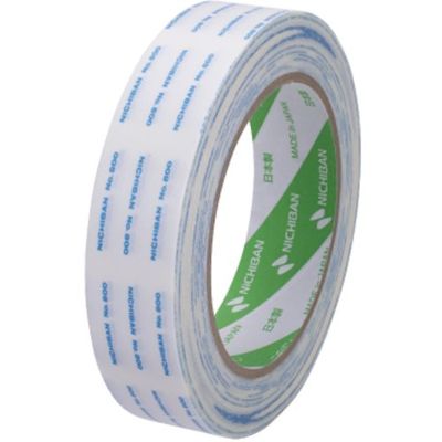 ニチバン 両面粘着テープNo.800ー25 25mmX20m 800-25 1セット(8巻) 121-7005（直送品）