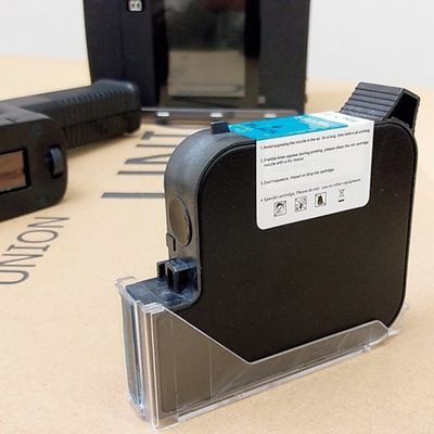 ユニオン 1インチ ハンディプリンター用 インクジェットカートリッジ Black Ink Cartridge EB22BL 64040111（直送品）