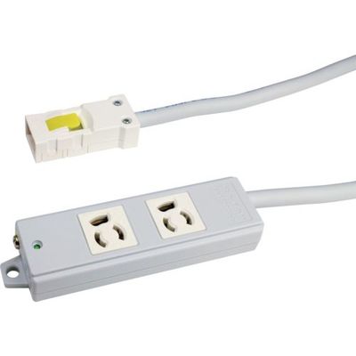 TERADA OAタップ2口 抜止 5m AHY255W 1本 455-9098（直送品）