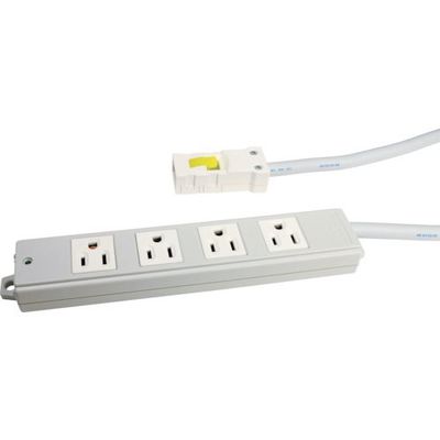 TERADA OAタップ4口 平行 5m AHY405W 1個 455-7599（直送品）