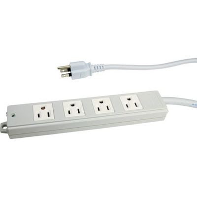 TERADA 一般プラグ付OAタップ 4口 XLT403W 1個 455-7621（直送品）