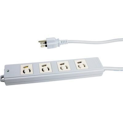 TERADA 一般プラグ付OAタップ 4口 XLT453W 1個 455-7600（直送品）