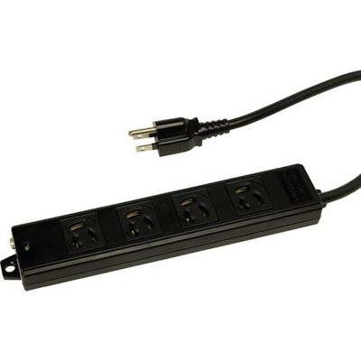 TERADA 一般プラグ付OAタップ 4口 XLT455BK 1個 455-7589（直送品）