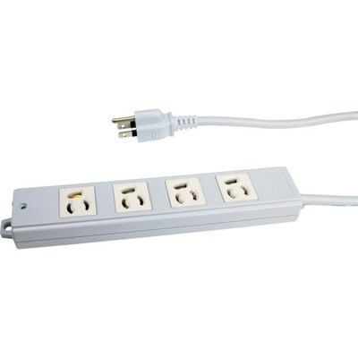 TERADA 一般プラグ付OAタップ 4口 XLT455W 1個 455-9102（直送品）