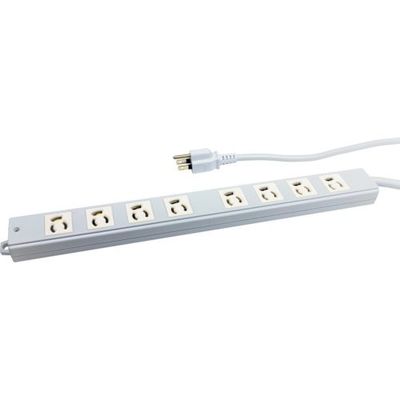 TERADA 一般プラグ付OAタップ 8口 XLT853W 1個 455-7605（直送品）