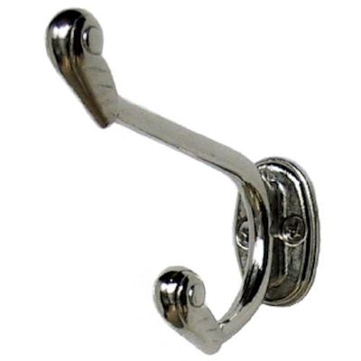 ニッサチェイン 110中ニッケル菊葉帽子掛(60個入) HG110M-NI 1箱(60個) 545-1452（直送品）