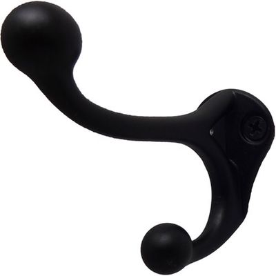 ニッサチェイン 160黒並型帽子掛(40個入) HG160-BK 1箱(40個) 545-2967（直送品）