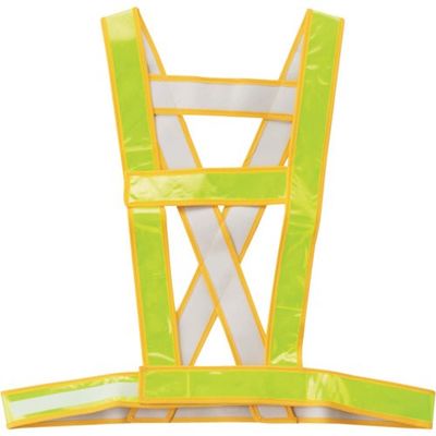 岡潮 反射たすき 黄テープ OK5212 1着 452-2480（直送品）