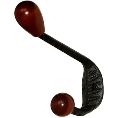 ニッサチェイン 500木ノ葉帽子掛 黒(30個入) HG500 1箱(30個) 529-8208（直送品）