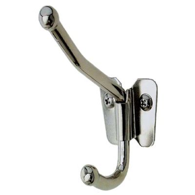 ニッサチェイン 107ニッケル鉄回転帽子掛(60個入) HG107-NI 1箱(60個) 545-2974（直送品）