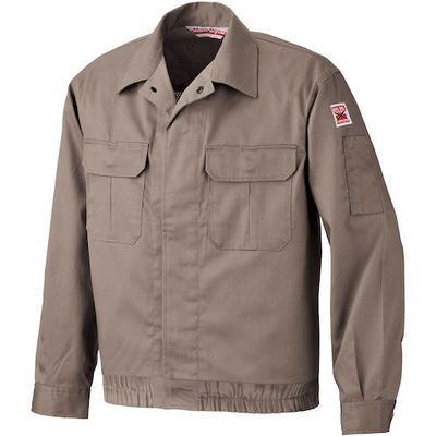 アリオカ Max Dyna 防炎空調エアコン服(SUSメッシュカバー付) MD910K-5L-GR 1着 567-9382（直送品）