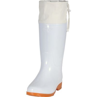 日進ゴム 日進 フード付耐滑衛生長靴 HYPER V#4200 26.5cm V4200W-26.5 1足 434-7524（直送品）