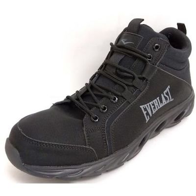 スター・トレーディング スタトレ 【EVERLAST】 ハイカットセーフティーシューズ ブラック 25.5 STE-810 BK 1足（直送品）