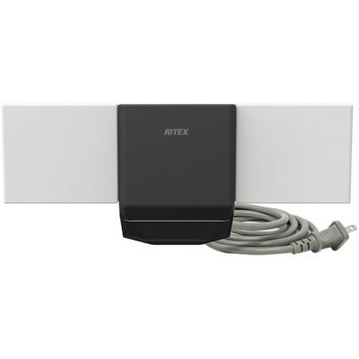 ムサシ 7W 2灯 無線連動センサーライト(送受信型) W-610 1台 521-7427（直送品）