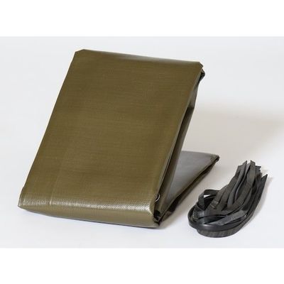 萩原工業 萩原 ターピー 軽トラックシート大地 1号サイズ ОDグリーン 1.8m×2.1m DAI-1 1セット(10枚)（直送品）