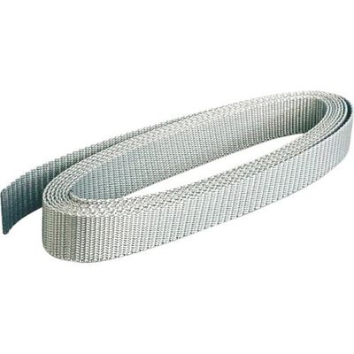 ユタカメイク ベルト ポリプロピレン(PP)平ベルトt1.2×20mm×3m グレー APA-115 1個(3m) 474-4399（直送品）