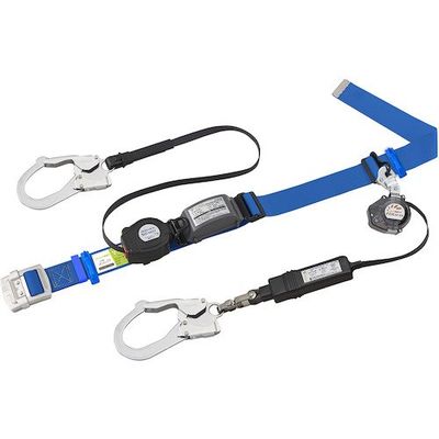タイタン 胴ベルト型ロック付き巻取式 ダブル REELOCK S2NEO + Ribraライト スカイブルー SLN505-LW-SB 1本（直送品）