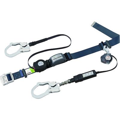 タイタン 胴ベルト型ロック付き巻取式 ダブル REELOCK S2NEO + Ribraライト ネイビー SLN505-LW-NB 1本（直送品）
