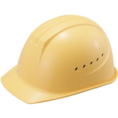 タニザワ エアライト搭載ヘルメット ST#01610ーJZ2(EPA) 通気孔付 溝付 ABS製 クリーム 01610-JZ2-C3-J（直送品）